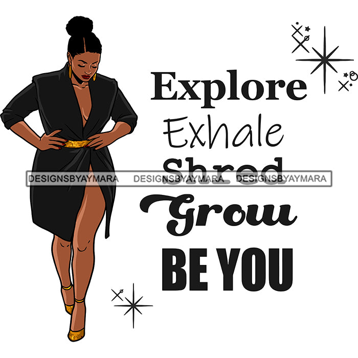 blue dress for baby girl Afro Woman Model Life Quote Thick Sexy Black Dress Diva Nubian Black G –  DesignsByAymara