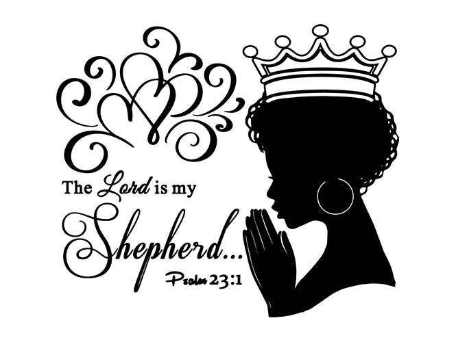 black woman praying clipart