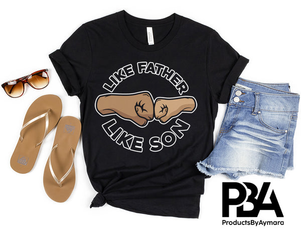 Like Father Like Son Fist Happy Father's Day Celebration Dad True Love Dad's Day Man Male Parental Daddy's Special Day Paternal Recognition Parenting Appreciation SVG JPG PNG Cricut Sublimation Print Cutting Designs