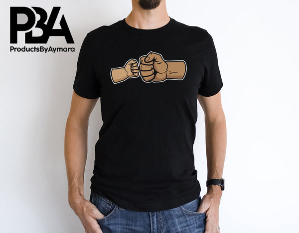 Dad and Baby Fist Happy Father's Day Celebration Dad True Love Dad's Day Man Male Parental Daddy's Special Day Paternal Recognition Parenting Appreciation SVG JPG PNG Cricut Sublimation Print Cutting Designs