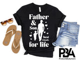 Father And Son Best Friends For Life Happy Father's Day Celebration Dad Love Dad's Day Man Male Parental Daddy's Special Day Paternal Recognition Parenting Appreciation SVG JPG PNG Cricut Sublimation Print Cutting Designs