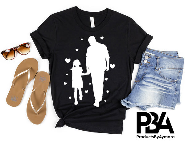 Happy Father's Day Celebration Dad Daughter Girl Love Dad's Day Man Male Parental Daddy's Special Day Paternal Recognition Parenting Appreciation SVG JPG PNG Cricut Sublimation Print Cutting Designs