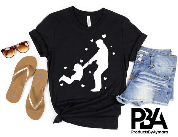 Happy Father's Day Celebration Dad Playing With Son Dad's Day Man Male Parental Daddy's Special Day Paternal Recognition Parenting Appreciation SVG JPG PNG Cricut Sublimation Print Cutting Designs