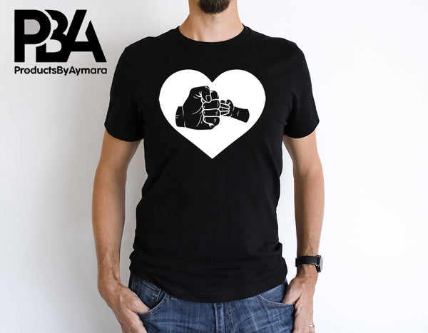 Dad and Baby Fist Happy Father's Day Celebration Dad Love Dad's Day Man Male Parental Daddy's Special Day Paternal Recognition Parenting Appreciation SVG JPG PNG Cricut Sublimation Print Cutting Designs