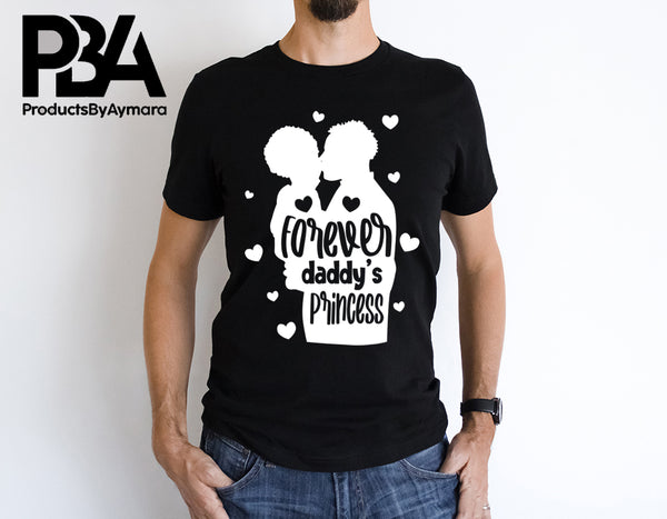 Forever Daddy's Princess Happy Father's Day Celebration Dad True Love Dad's Day Man Male Parental Daddy's Special Day Paternal Recognition Parenting Appreciation SVG JPG PNG Cricut Sublimation Print Cutting Designs