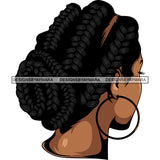 Bundle 9 Black Melanin Woman Cornrows Braids Box Crochet French Rope braid Dutch Fishtail Infinity braid Hairstyle Hair Salon Logo Design Element SVG PNG JPG Cutting Vector Files