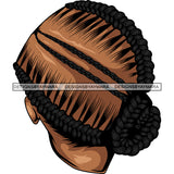 Bundle 9 Black Melanin Woman Cornrows Braids Box Crochet French Rope braid Dutch Fishtail Infinity braid Hairstyle Hair Salon Logo Design Element SVG PNG JPG Cutting Vector Files