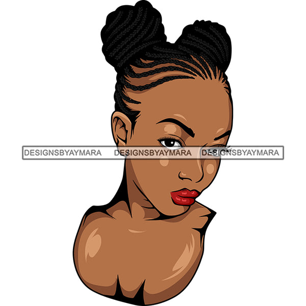 Bundle 9 Black African Melanin Woman Cornrows Braids Box Crochet French Rope braid Dutch Fishtail Infinity braid Hairstyle Hair Salon Logo Design Element SVG PNG JPG Cutting Vector Files