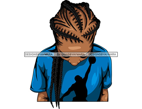 Melanin Woman Head Braids Hairstyle African American Latina Woman Salon Logo Goddess Fulani Knotless Cornrows Braided Updo Twists Box Faux Locs Crochet Braids Design Element SVG JPG PNG Vector Clipart Cricut Silhouette Cut Cutting