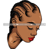 Bundle 9 Black African Melanin Woman Cornrows Braids Box Crochet French Rope braid Dutch Fishtail Infinity braid Hairstyle Hair Salon Logo Design Element SVG PNG JPG Cutting Vector Files
