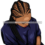 Bundle 9 Black African Melanin Woman Cornrows Braids Box Crochet French Rope braid Dutch Fishtail Infinity braid Hairstyle Hair Salon Logo Design Element SVG PNG JPG Cutting Vector Files