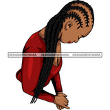 Bundle 9 Black African Melanin Woman Cornrows Braids Box Crochet French Rope braid Dutch Fishtail Infinity braid Hairstyle Hair Salon Logo Design Element SVG PNG JPG Cutting Vector Files