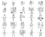 Bundle 28 Kids Coloring Book Image Children's coloring book Kids activity book Coloring pages for children Fun coloring for kids Educational coloring book Creative coloring for youngsters SVG PNG JPG Designs For Coloring Book Cut Cutting Graphic