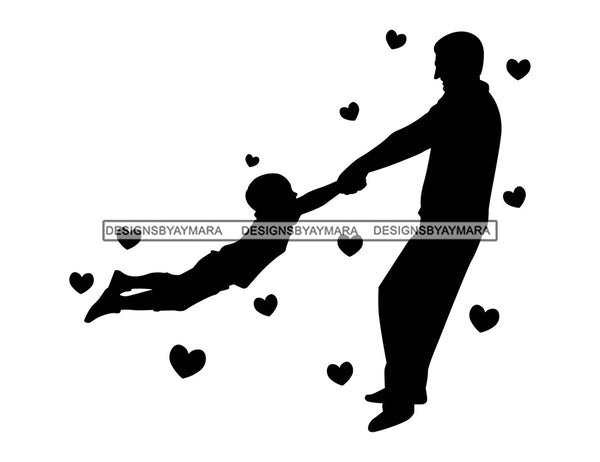 Happy Father's Day Celebration Dad Love Dad's Day Man Male Parental Daddy's Special Day Paternal Recognition Parenting Appreciation SVG JPG PNG Cricut Sublimation Print Cutting Designs