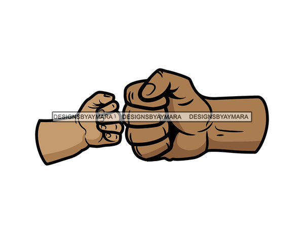 Dad and Baby Fist Happy Father's Day Celebration Dad True Love Dad's Day Man Male Parental Daddy's Special Day Paternal Recognition Parenting Appreciation SVG JPG PNG Cricut Sublimation Print Cutting Designs