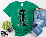 Father And Son Best Friends For Life Happy Father's Day Celebration Dad Love Dad's Day Man Male Parental Daddy's Special Day Paternal Recognition Parenting Appreciation SVG JPG PNG Cricut Sublimation Print Cutting Designs