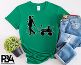 Happy Father's Day Celebration Dad Pulling Baby Son Forklift truck Dad's Day Man Male Parental Daddy's Special Day Paternal Recognition Parenting Appreciation SVG JPG PNG Cricut Sublimation Print Cutting Designs