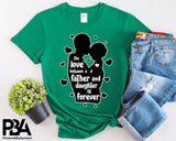 The Love Between and Father And Daughter Is Forever Happy Father's Day Celebration Dad True Love Dad's Day Man Male Parental Daddy's Special Day Paternal Recognition Parenting Appreciation SVG JPG PNG Cricut Sublimation Print Cutting Designs