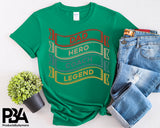 Dad Hero Coach Legend Happy Father's Day Celebration Love Dad's Day Man Male Parental Daddy's Special Day Paternal Recognition Parenting Appreciation SVG JPG PNG Cricut Sublimation Print Cutting Designs