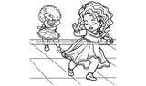 Bundle 28 Kids Coloring Book Image Children's coloring book Kids activity book Coloring pages for children Fun coloring for kids Educational coloring book Creative coloring for youngsters SVG PNG JPG Designs For Coloring Book Cut Cutting Graphic