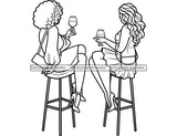 18 Coloring Book Images Fashion Woman New Trending Outfit Adult Coloring Book Vector Files SVG PNG JPG Designs For Coloring Book Cut Cutting Graphic