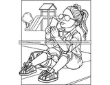 Bundle 28 Kids Coloring Book Image Children's coloring book Kids activity book Coloring pages for children Fun coloring for kids Educational coloring book Creative coloring for youngsters SVG PNG JPG Designs For Coloring Book Cut Cutting Graphic