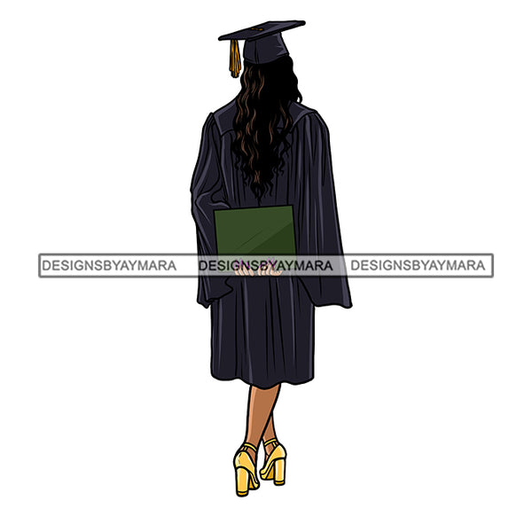 Graduation Bundle 50 Designs Graduate Ceremony Grad School Diploma Gown College Success Celebration PNG JPG Cutting Designs