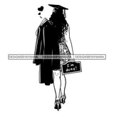 Graduation Bundle 50 Designs Graduate Ceremony Grad School Diploma Gown College Success Celebration PNG JPG Cutting Designs