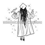 Graduation Bundle 50 Designs Graduate Ceremony Grad School Diploma Gown College Success Celebration PNG JPG Cutting Designs