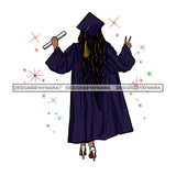 Graduation Bundle 50 Designs Graduate Ceremony Grad School Diploma Gown College Success Celebration PNG JPG Cutting Designs
