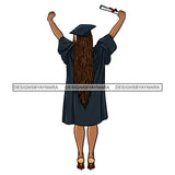 Graduation Bundle 50 Designs Graduate Ceremony Grad School Diploma Gown College Success Celebration PNG JPG Cutting Designs