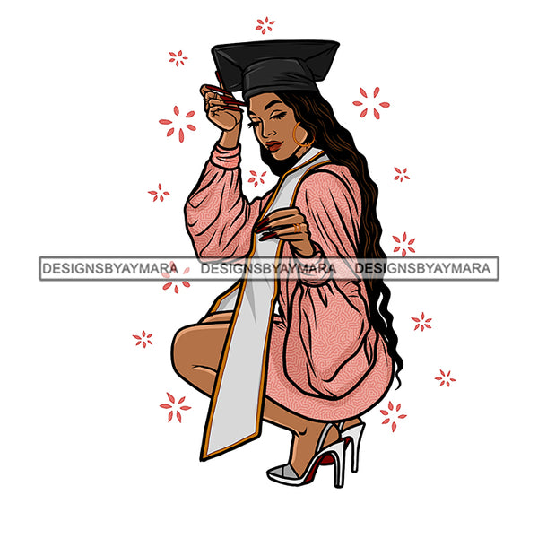 Graduation Bundle 50 Designs Graduate Ceremony Grad School Diploma Gown College Success Celebration PNG JPG Cutting Designs