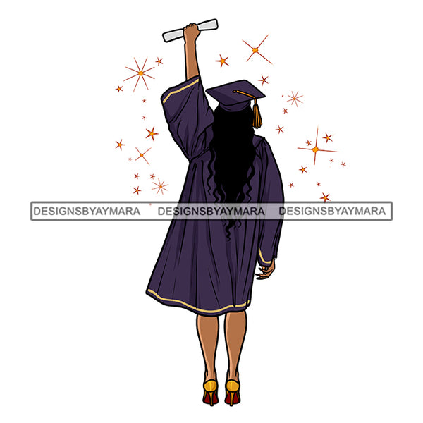 Graduation Bundle 50 Designs Graduate Ceremony Grad School Diploma Gown College Success Celebration PNG JPG Cutting Designs