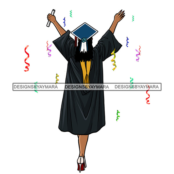 Graduation Bundle 50 Designs Graduate Ceremony Grad School Diploma Gown College Success Celebration PNG JPG Cutting Designs