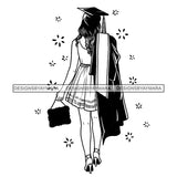 Graduation Bundle 50 Designs Graduate Ceremony Grad School Diploma Gown College Success Celebration PNG JPG Cutting Designs