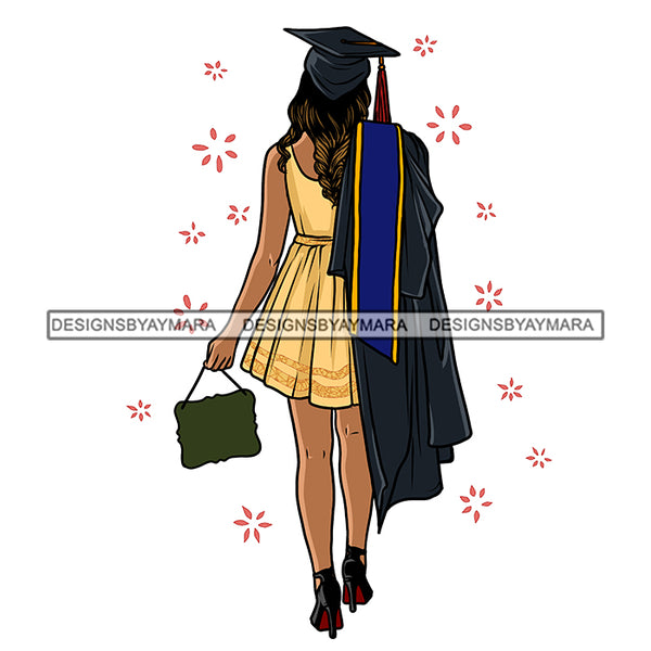 Graduation Bundle 50 Designs Graduate Ceremony Grad School Diploma Gown College Success Celebration PNG JPG Cutting Designs