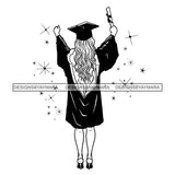 Graduation Bundle 50 Designs Graduate Ceremony Grad School Diploma Gown College Success Celebration PNG JPG Cutting Designs