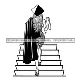 Graduation Bundle 50 Designs Graduate Ceremony Grad School Diploma Gown College Success Celebration PNG JPG Cutting Designs