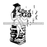 Graduation Bundle 50 Designs Graduate Ceremony Grad School Diploma Gown College Success Celebration PNG JPG Cutting Designs
