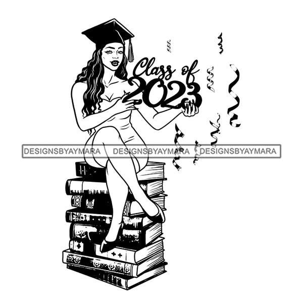 Graduation Bundle 50 Designs Graduate Ceremony Grad School Diploma Gown College Success Celebration PNG JPG Cutting Designs