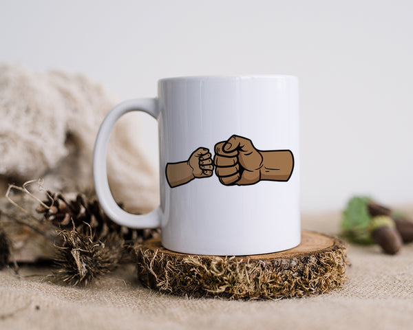 Dad and Baby Fist Happy Father's Day Celebration Dad True Love Dad's Day Man Male Parental Daddy's Special Day Paternal Recognition Parenting Appreciation SVG JPG PNG Cricut Sublimation Print Cutting Designs