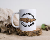 Like Father Like Son Fist Happy Father's Day Celebration Dad True Love Dad's Day Man Male Parental Daddy's Special Day Paternal Recognition Parenting Appreciation SVG JPG PNG Cricut Sublimation Print Cutting Designs