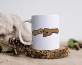 Baby Fist and Dad Hand Happy Father's Day Celebration Dad True Love Dad's Day Man Male Parental Daddy's Special Day Paternal Recognition Parenting Appreciation SVG JPG PNG Cricut Sublimation Print Cutting Designs