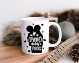 Forever Daddy's Princess Happy Father's Day Celebration Dad True Love Dad's Day Man Male Parental Daddy's Special Day Paternal Recognition Parenting Appreciation SVG JPG PNG Cricut Sublimation Print Cutting Designs