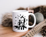 Dad Fishing With Son Happy Father's Day Celebration Dad True Love Dad's Day Man Male Parental Daddy's Special Day Paternal Recognition Parenting Appreciation SVG JPG PNG Cricut Sublimation Print Cutting Designs