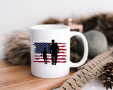 Military dad American Flag Son Happy Father's Day Celebration Dad Love Dad's Day Man Male Parental Daddy's Special Day Paternal Recognition Parenting Appreciation SVG JPG PNG Cricut Sublimation Print Cutting Designs