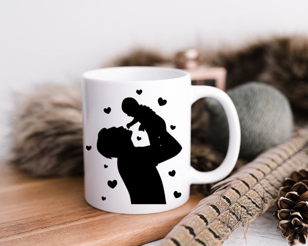 Happy Father's Day Celebration Dad Newborn Baby Love Dad's Day Man Male Parental Daddy's Special Day Paternal Recognition Parenting Appreciation SVG JPG PNG Cricut Sublimation Print Cutting Designs