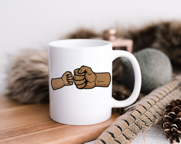 Dad and Baby Fist Happy Father's Day Celebration Dad True Love Dad's Day Man Male Parental Daddy's Special Day Paternal Recognition Parenting Appreciation SVG JPG PNG Cricut Sublimation Print Cutting Designs