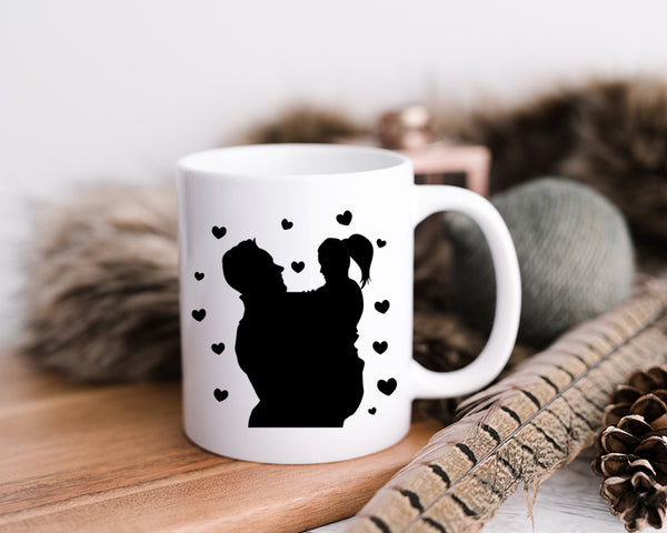 Happy Father's Day Celebration Dad Daughter Love Dad's Day Man Male Parental Daddy's Special Day Paternal Recognition Parenting Appreciation SVG JPG PNG Cricut Sublimation Print Cutting Designs