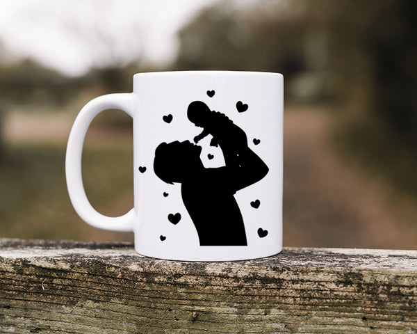 Happy Father's Day Celebration Dad Newborn Baby Love Dad's Day Man Male Parental Daddy's Special Day Paternal Recognition Parenting Appreciation SVG JPG PNG Cricut Sublimation Print Cutting Designs